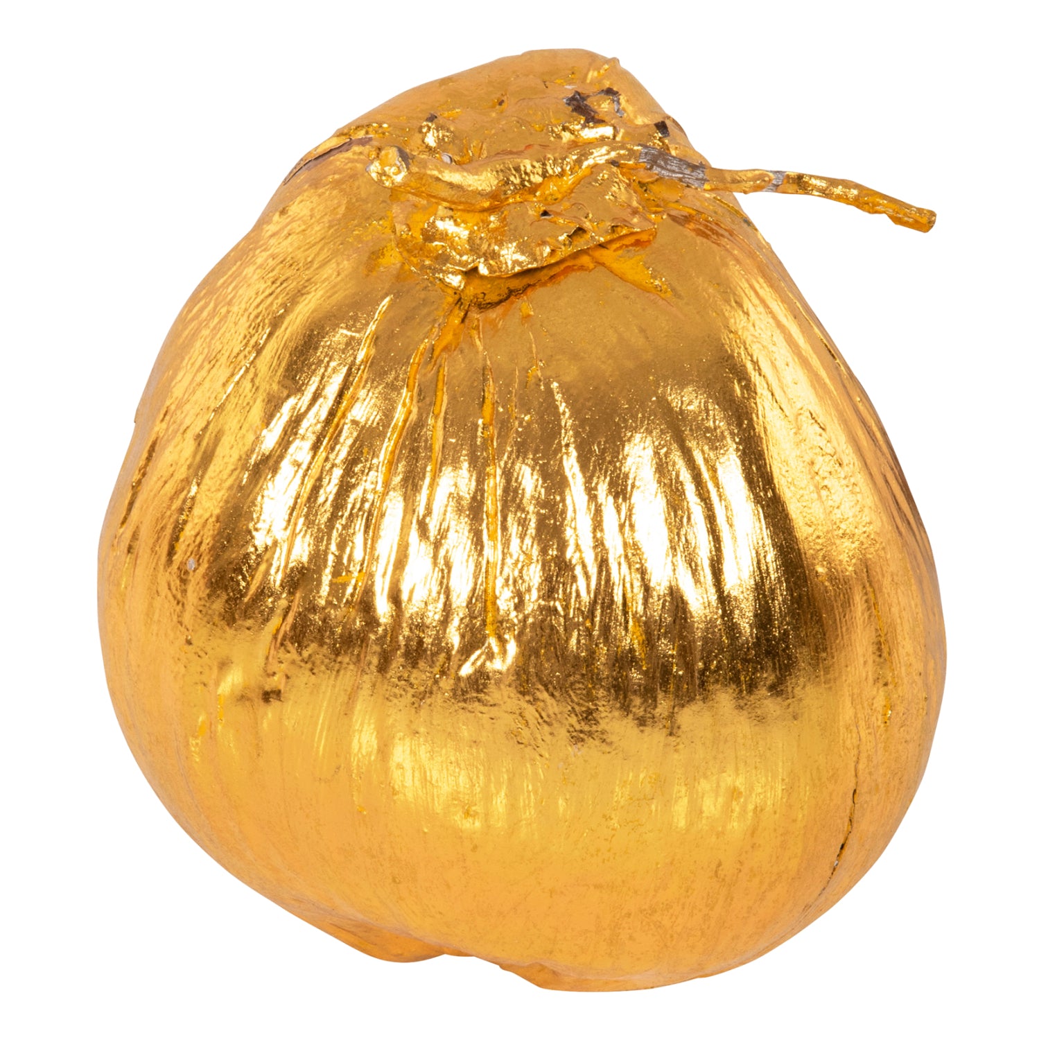 Декорация кокос за маса златен цвят 20x20x20