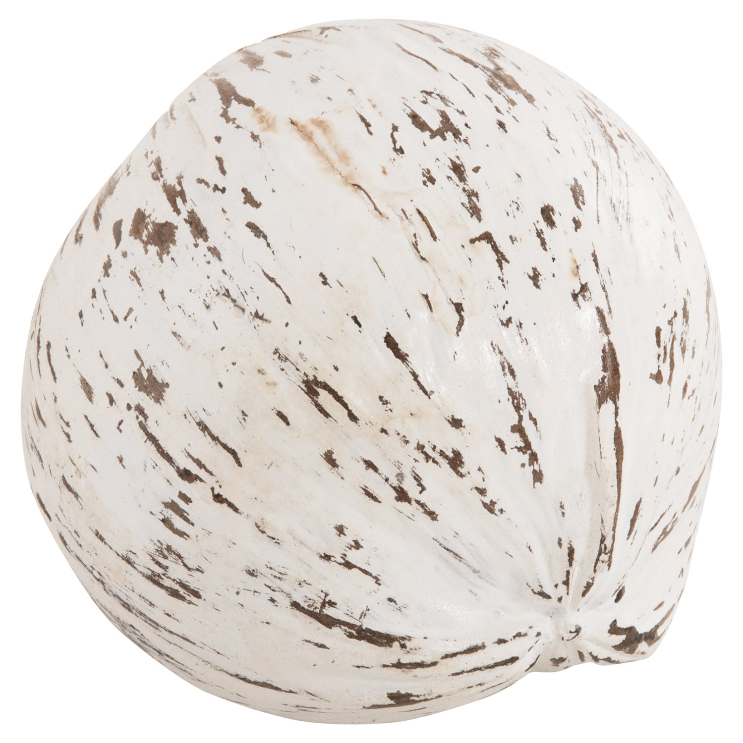 Декорация за маса в орех и бял цвят 20x20x20см