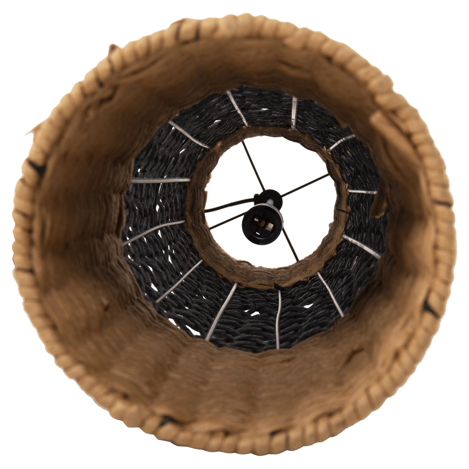 Подова лампа 4342 бежов-черен цвят Φ20X120Φсм