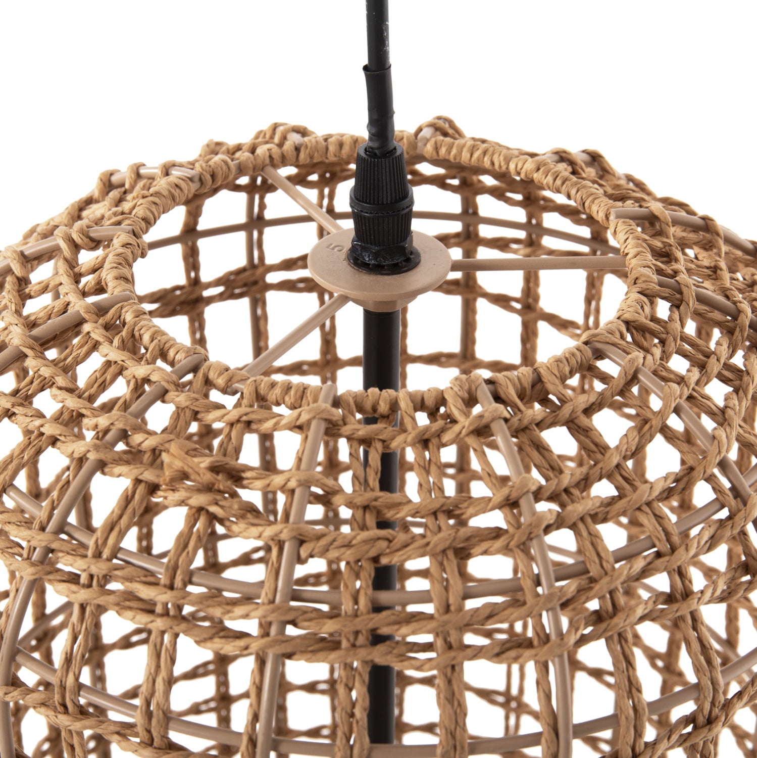 Таванна лампа 4344 бежов цвят Φ25x100-160Φсм