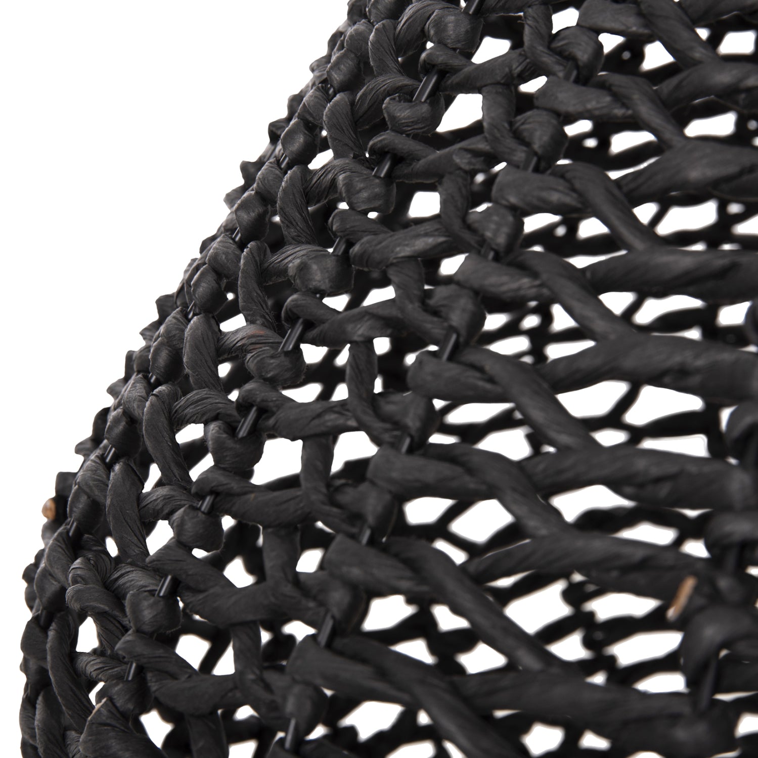 Таванна лампа 4346 бежов-черен цвят Φ55.5x44см