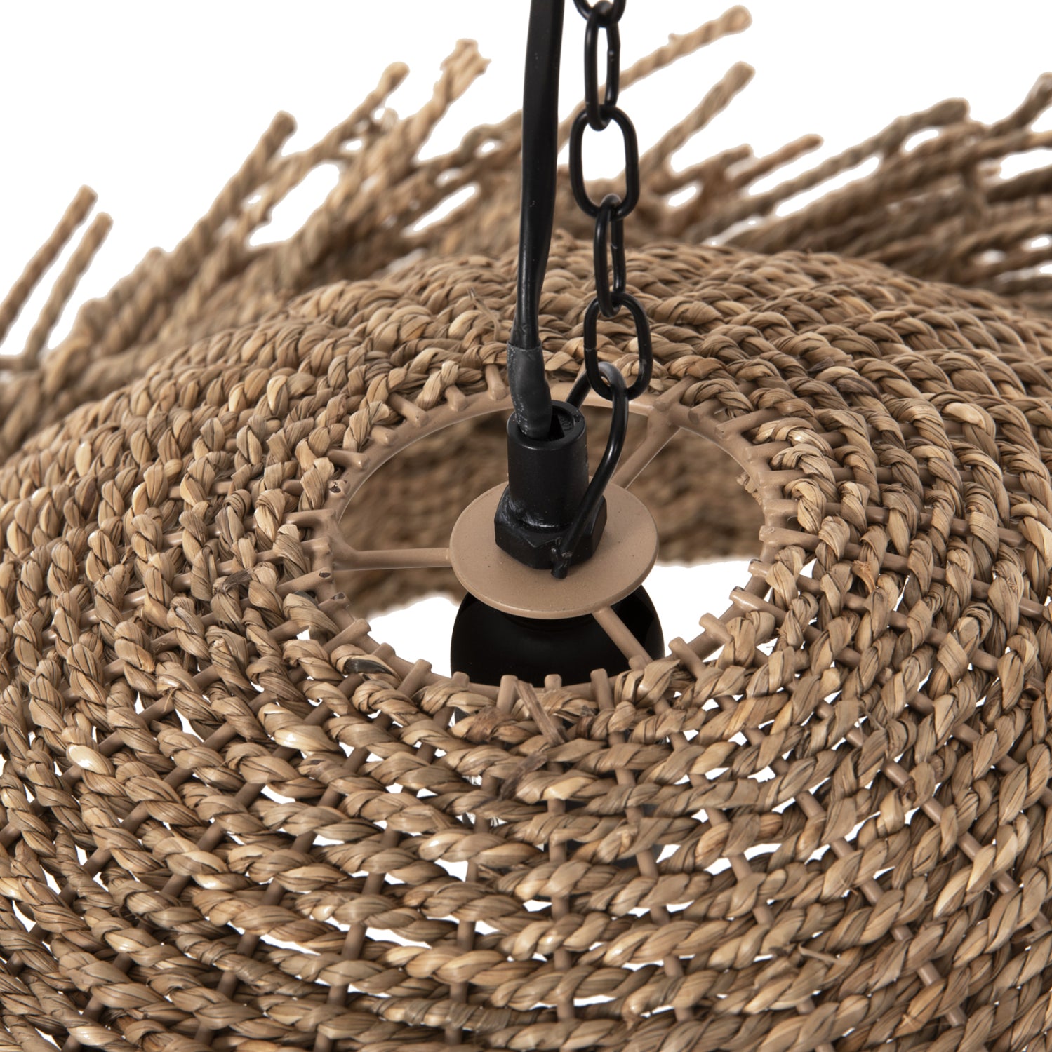 Таванна лампа 4347 естествен цвят Φ72x30-140Υсм