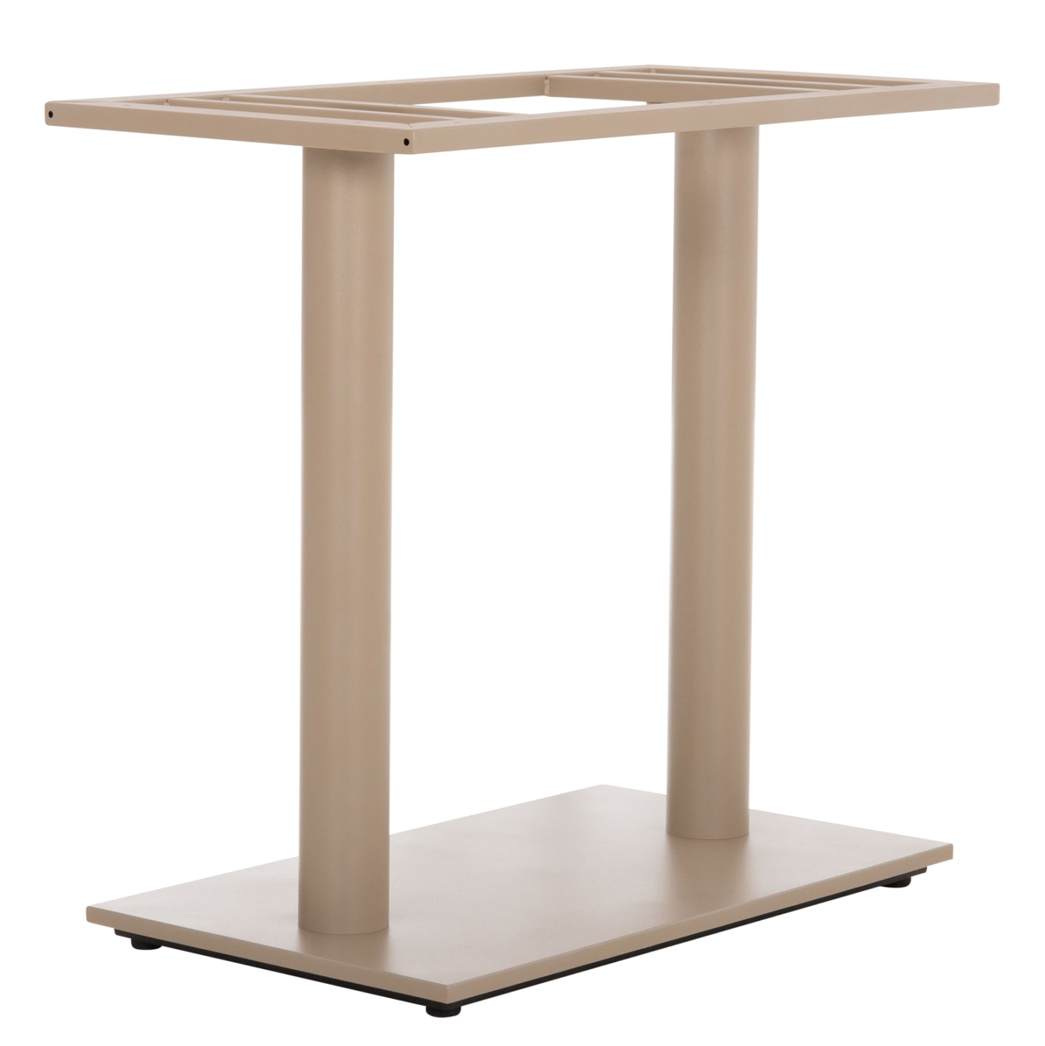 Основа двойна за маса-435.25 размери 40/80/72см  цвят капучино