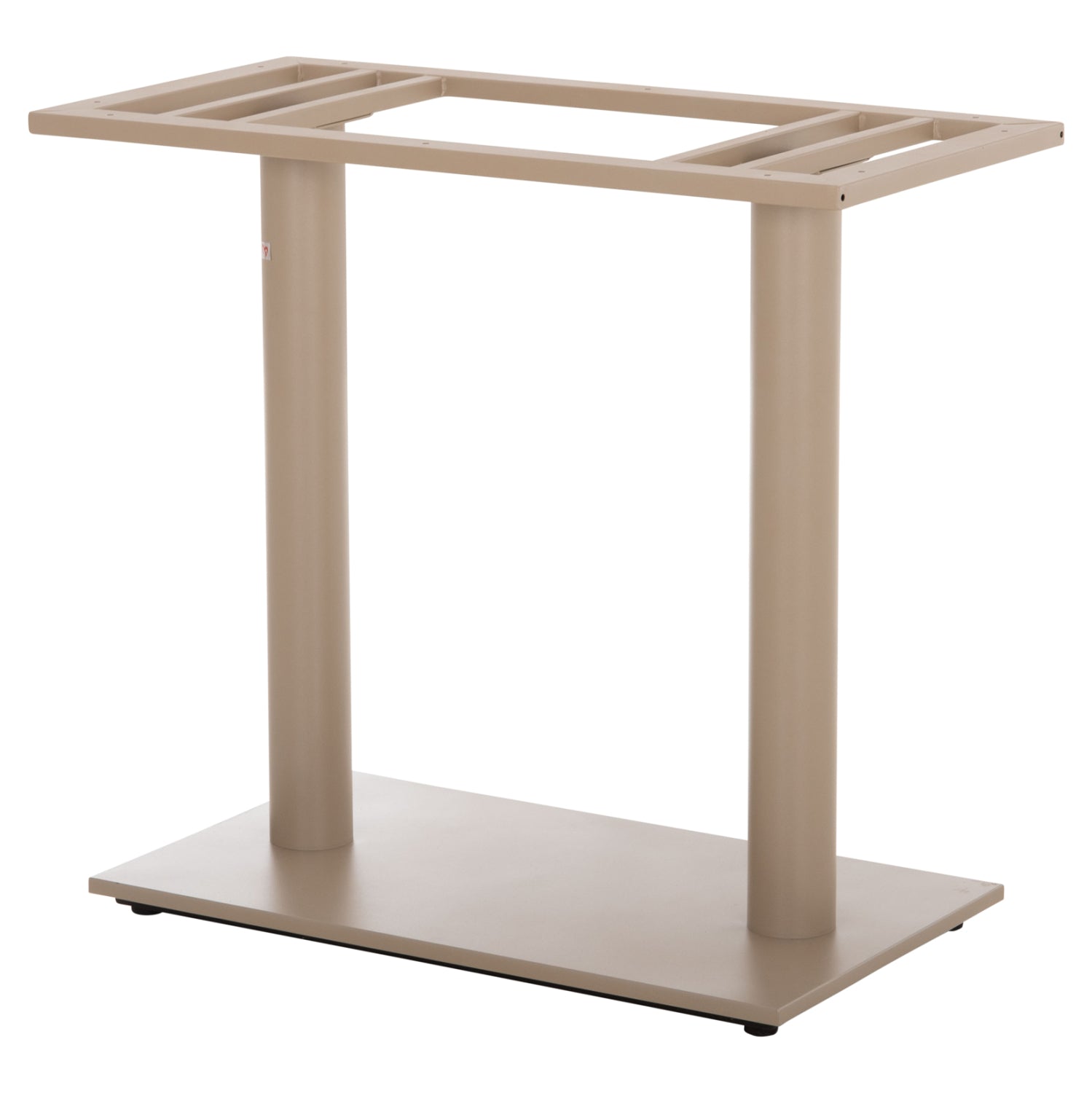 Основа двойна за маса-435.25 размери 40/80/72см  цвят капучино