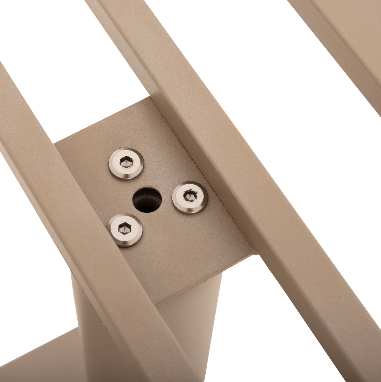 Основа двойна за маса-435.25 размери 40/80/72см  цвят капучино