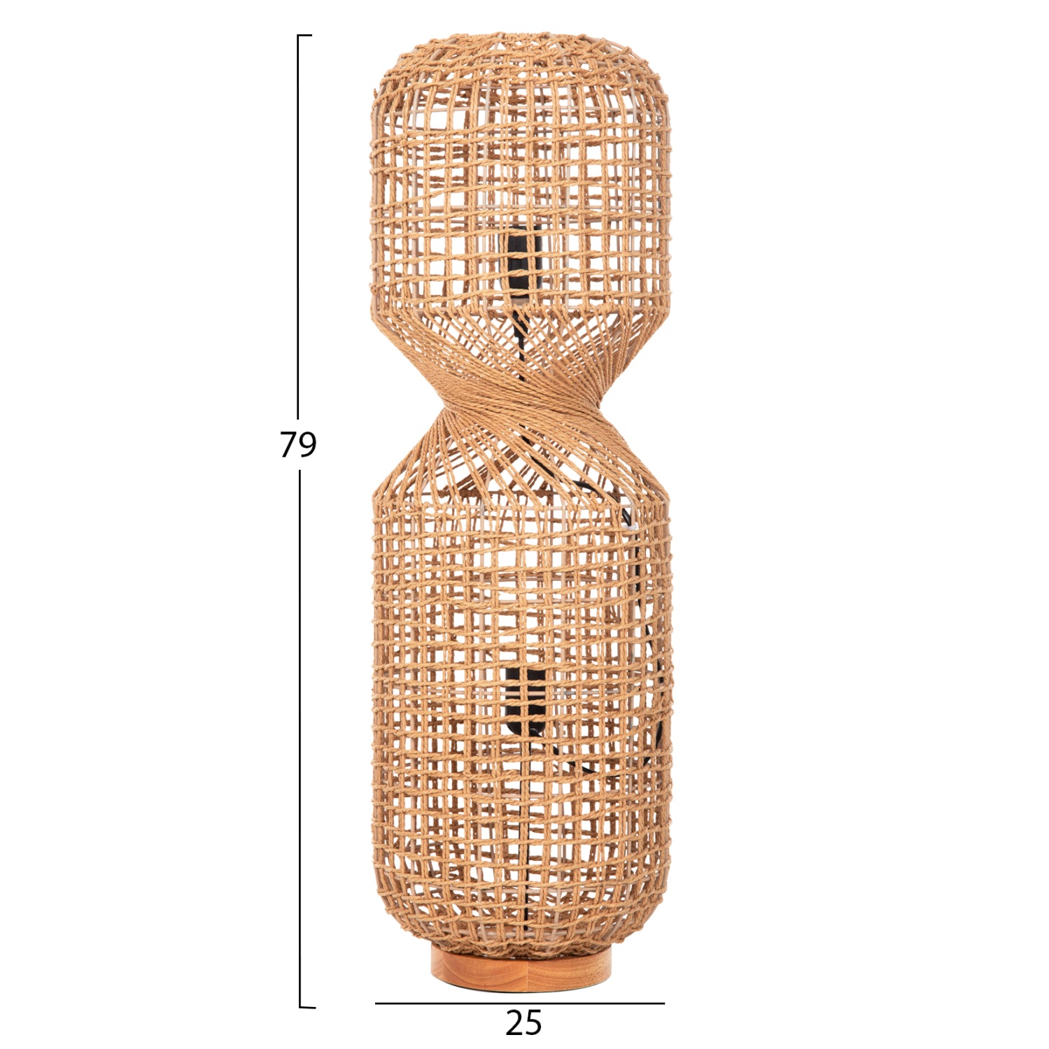 Подова лампа 4359 кафяв цвят Φ25x78.5Hсм