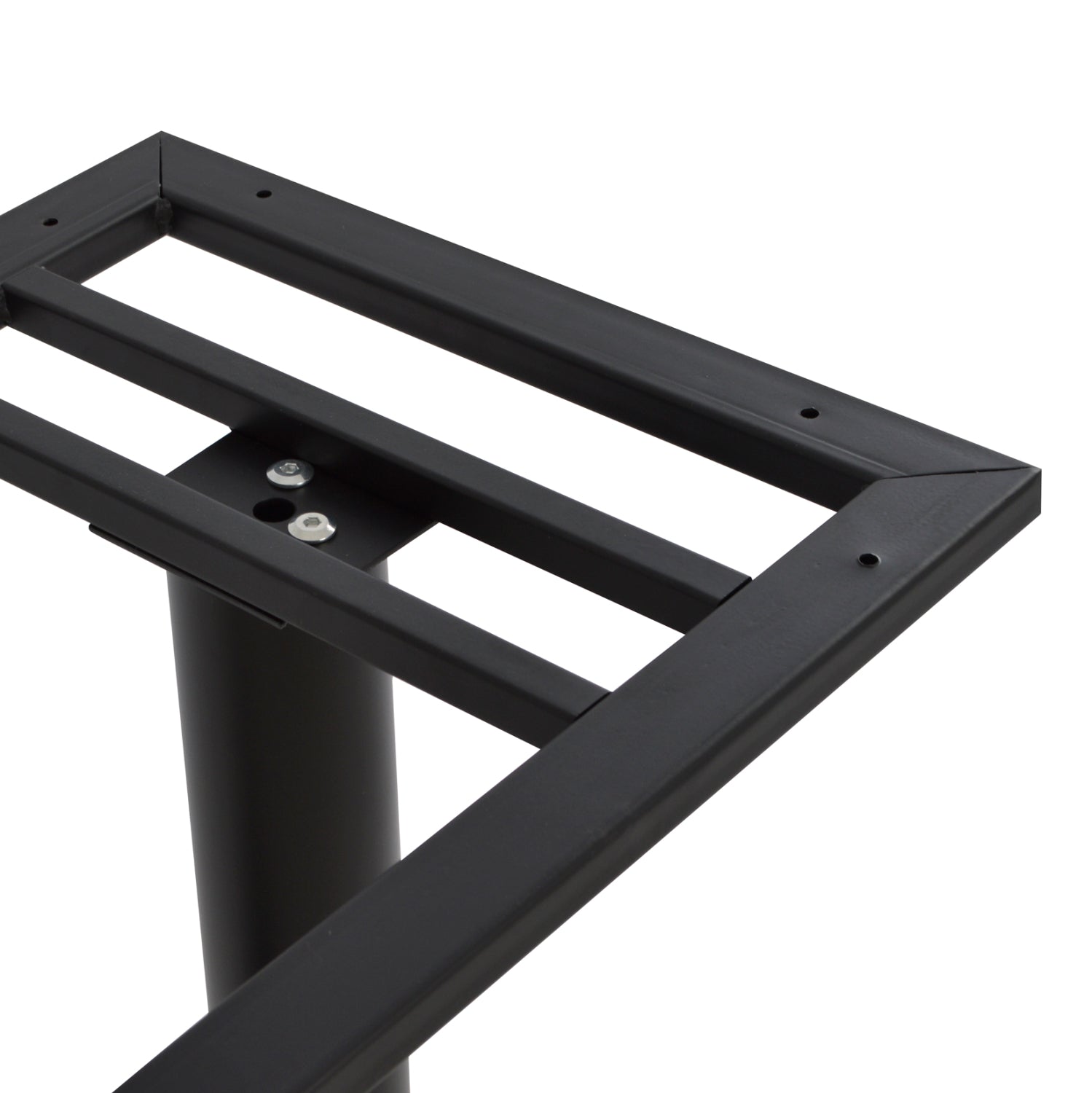 Основа за маса двойна 435 метал черен цвят 40X70X72см