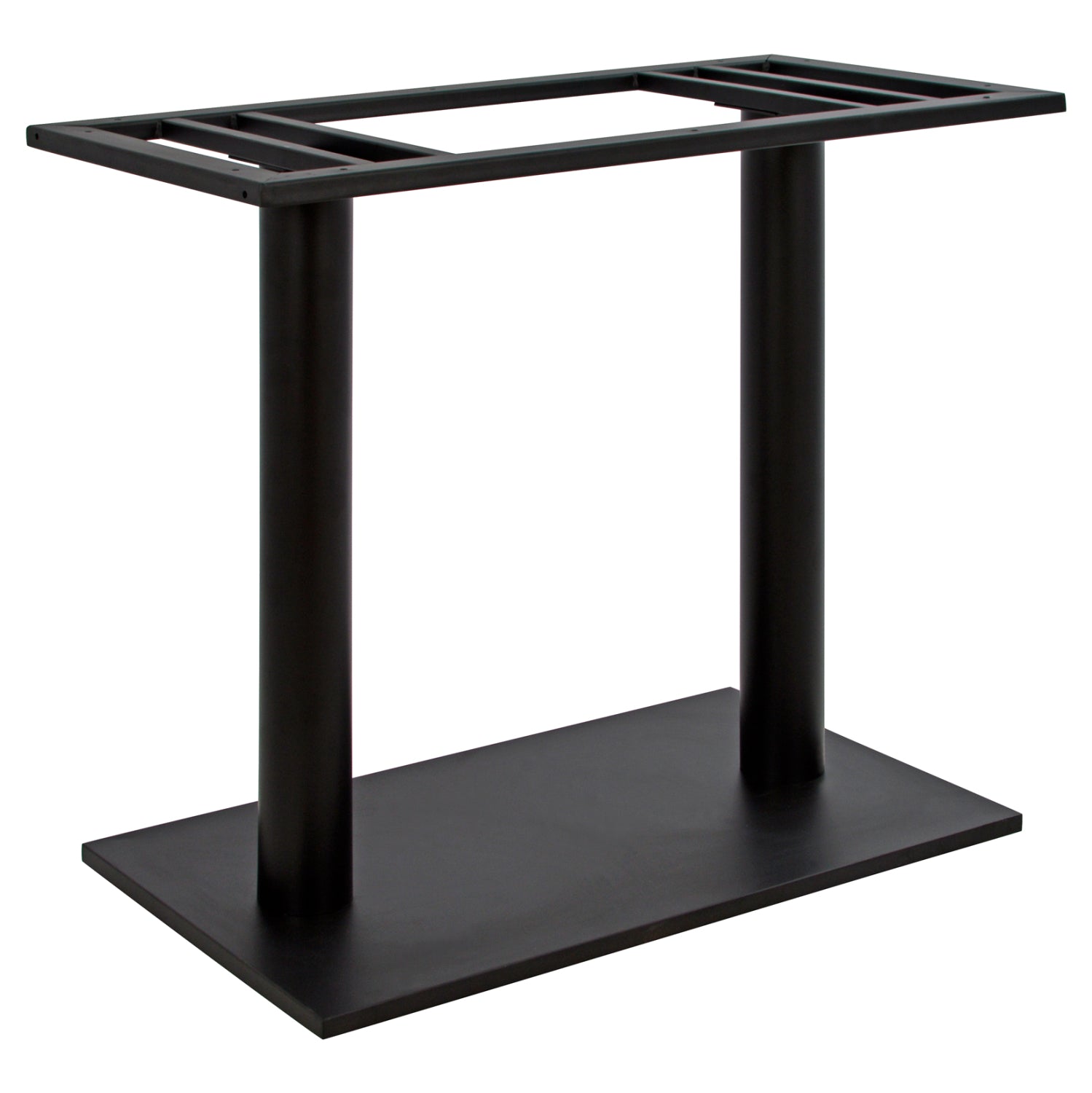 Основа за маса двойна 435 метал черен цвят 40X70X72см