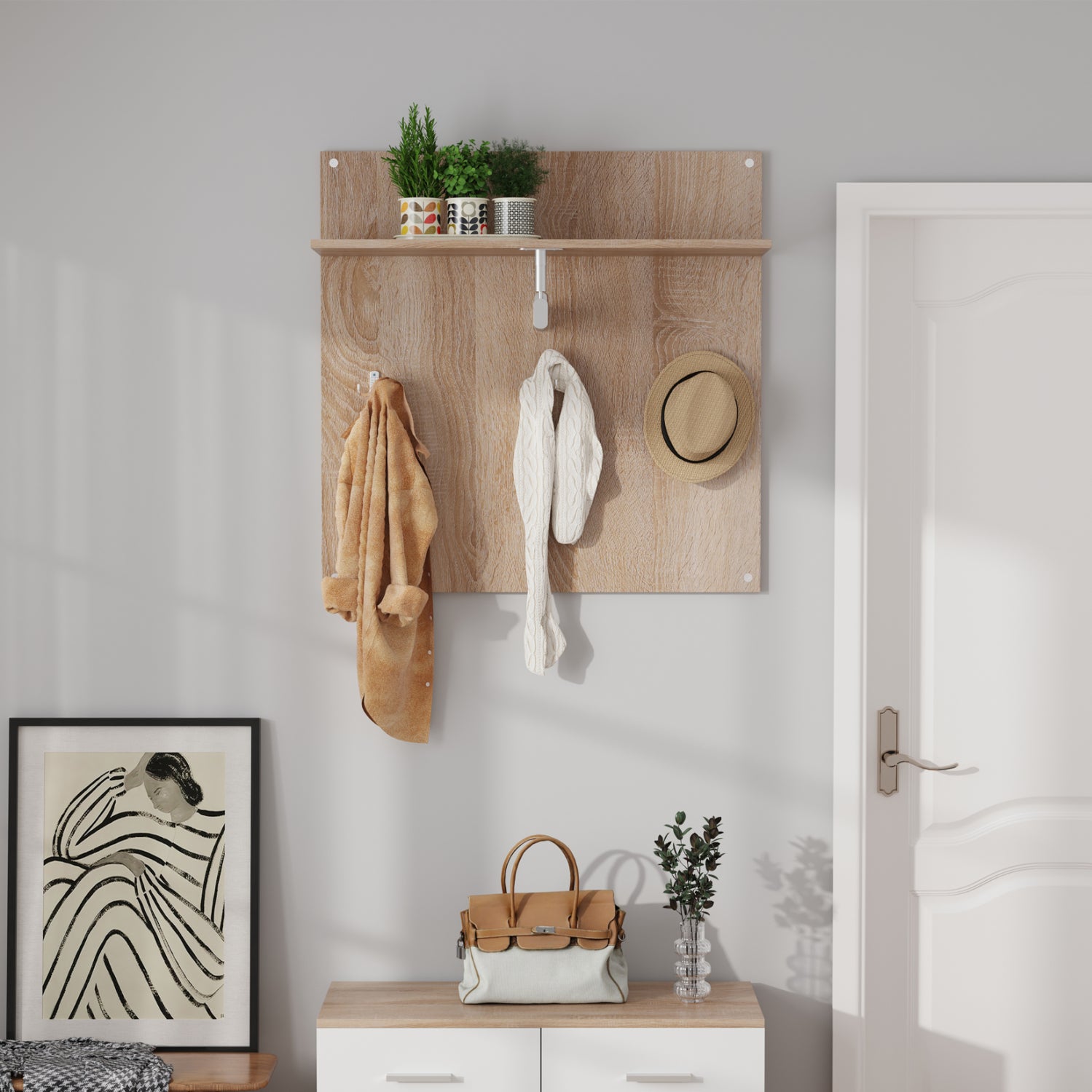 Закачалка с рафт цвят сонама 80x80x25