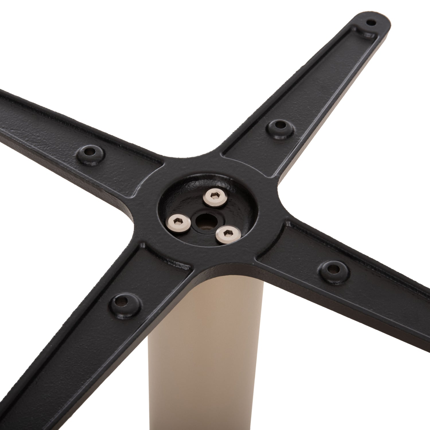 Основа за маса 438.25/  метална- капучино с регулатори 46х46х71см.