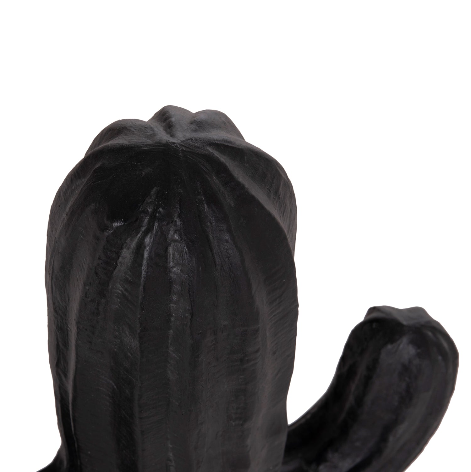 Декоративен подов кактус гипс в черно 42x30x74см