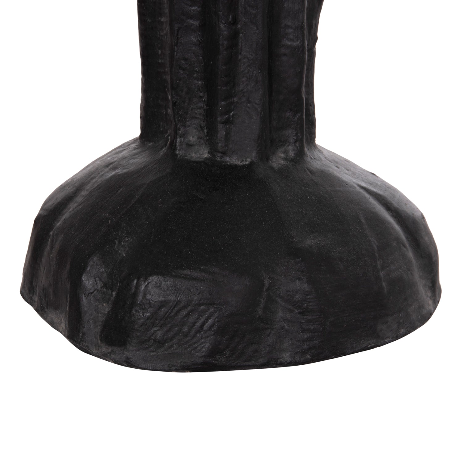 Декоративен подов кактус гипс в черно 42x30x74см