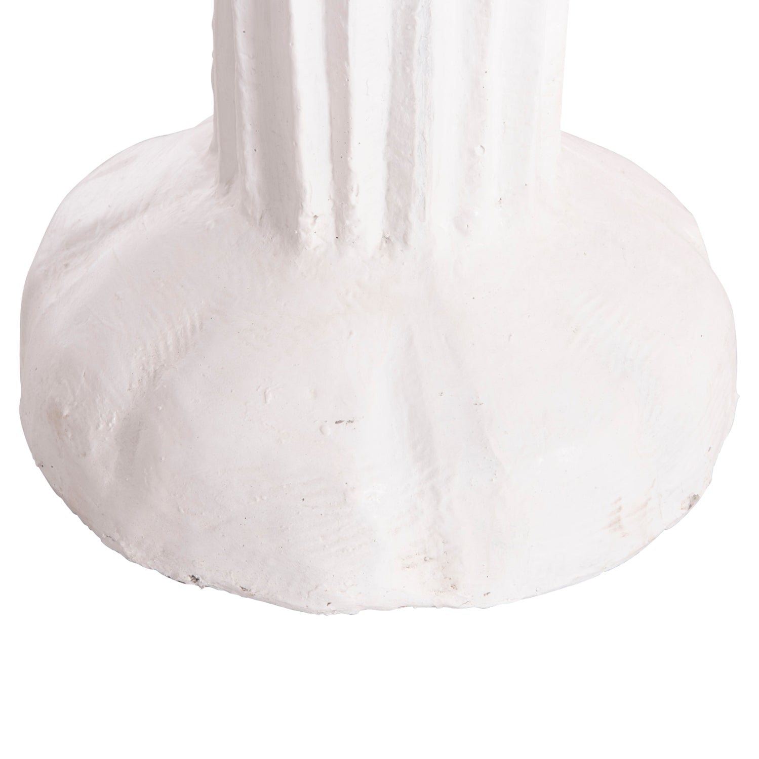 Декоративен подов кактус гипс в бяло 63x37x150см