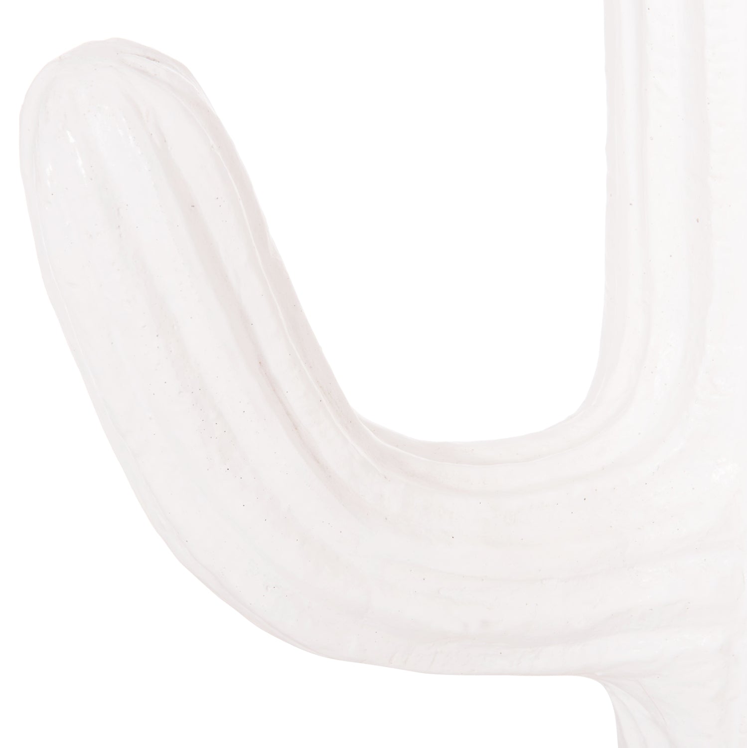 Декоративен подов кактус гипс в бяло 54x34x103см