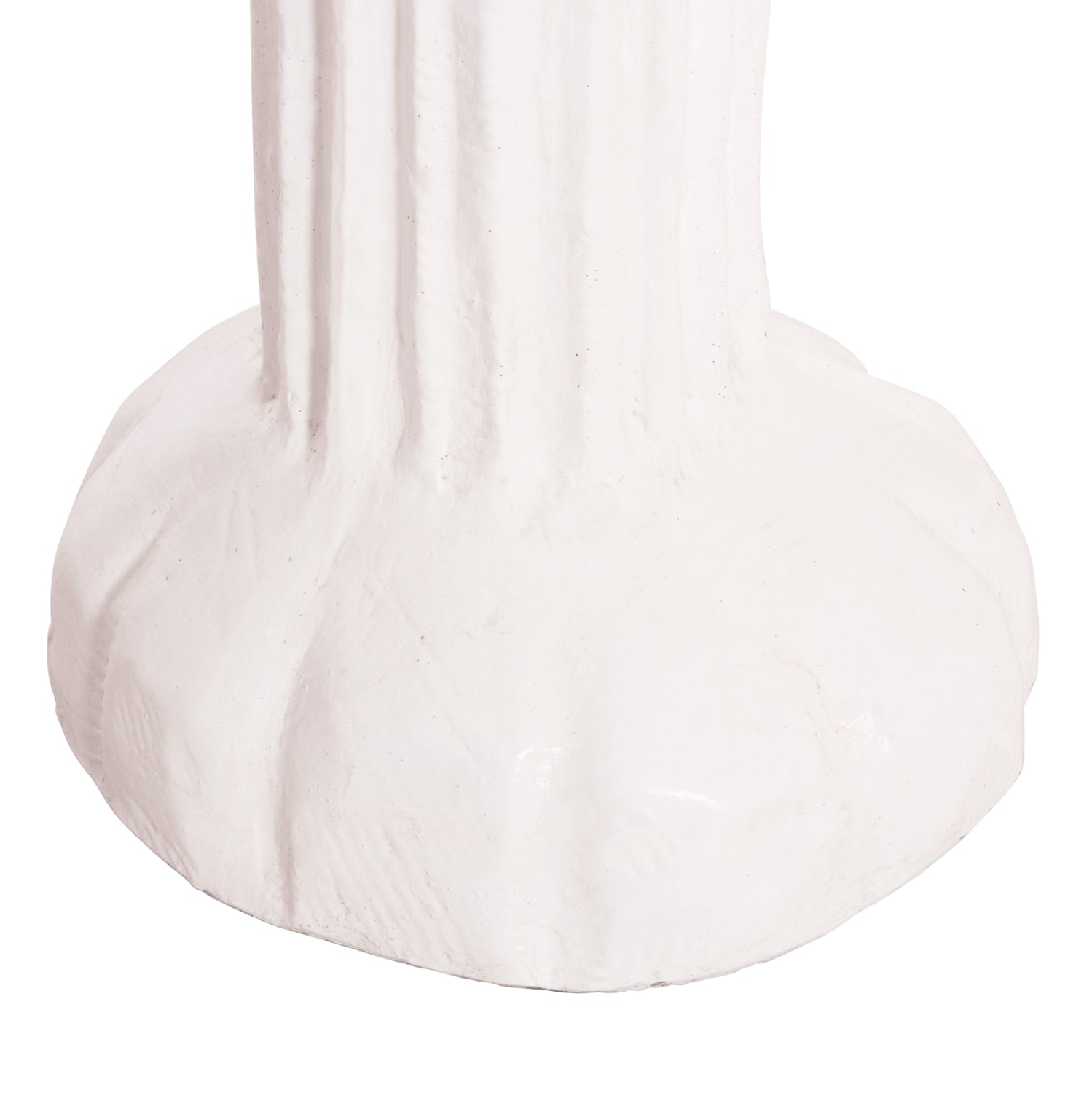 Декоративен подов кактус гипс в бяло 54x34x103см