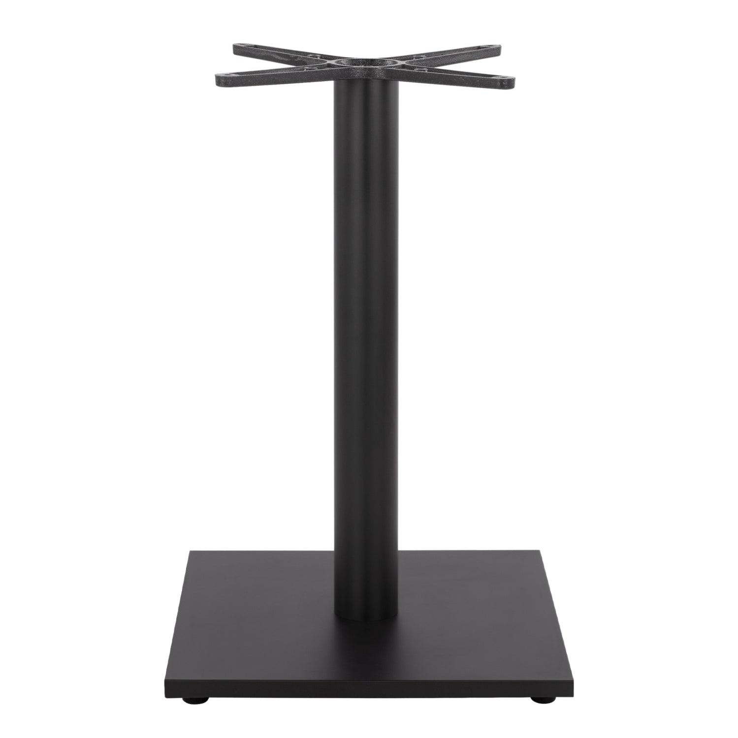 Основа за маса 438 метал черен цвят 45Χ45Χ72 с регулатори