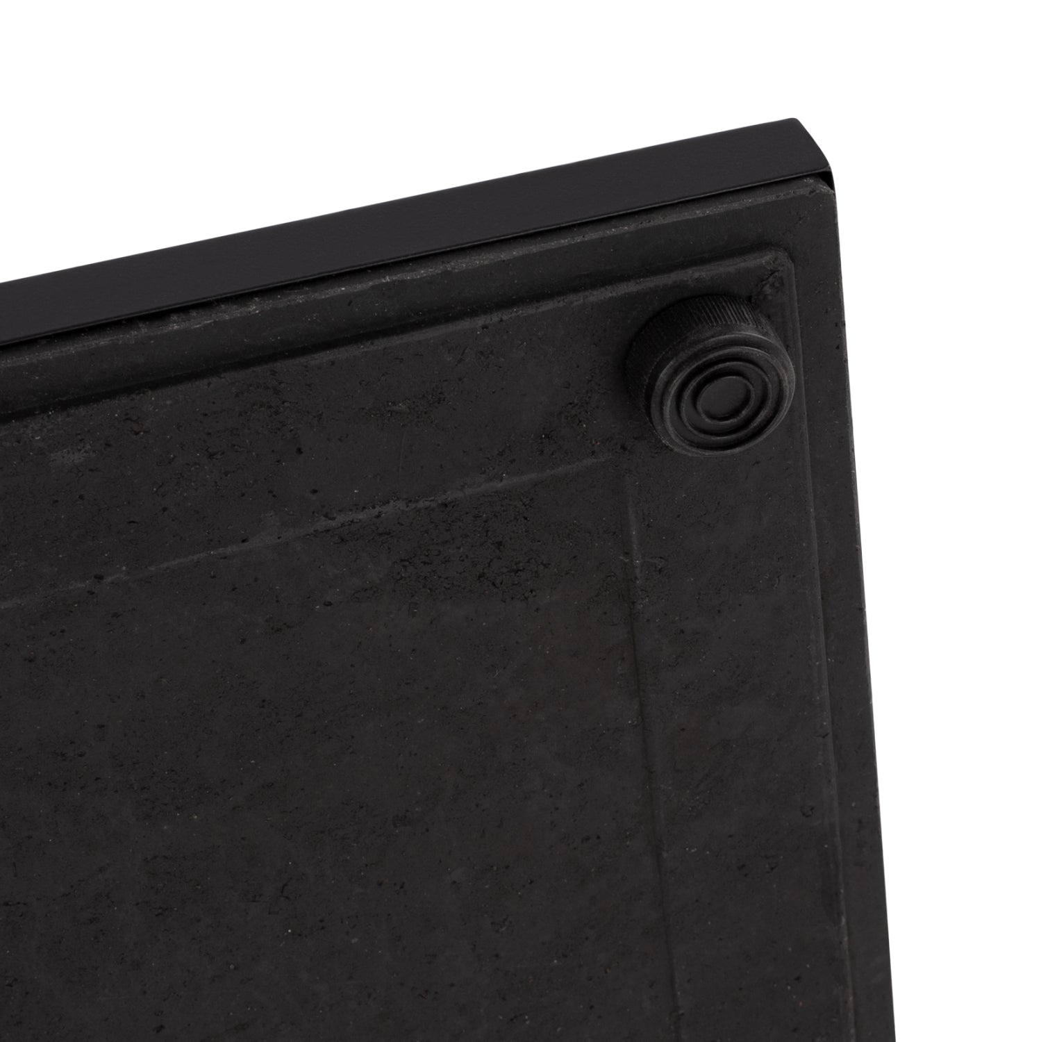 Основа за маса 438 метал черен цвят 45Χ45Χ72 с регулатори