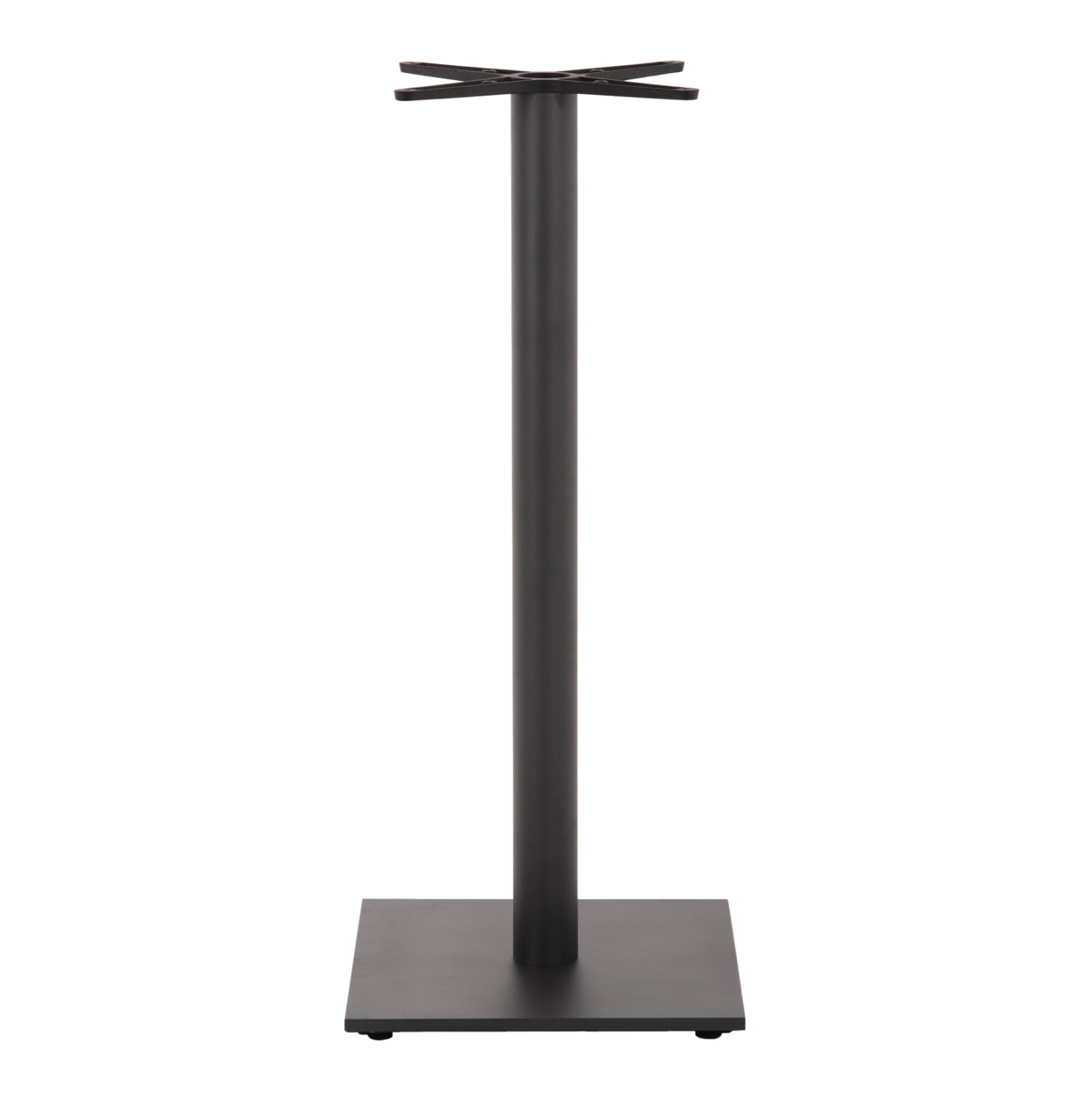 Основа за бар маса 439.20/метална, сив мат 45x45x107 см с регулатори