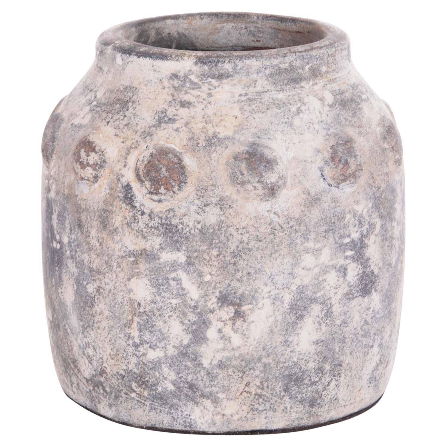 Декоративна ваза за настола vermo теракота в сиво φ20x19всм