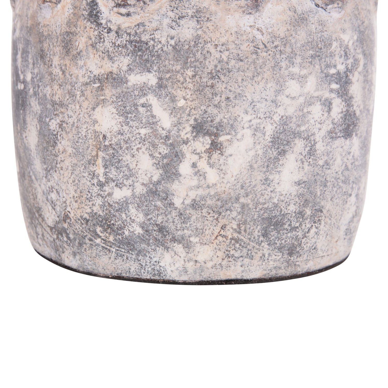 Декоративна ваза за настола vermo теракота в сиво φ20x19всм