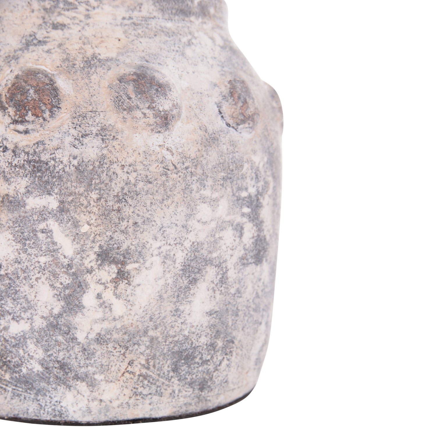 Декоративна ваза за настола vermo теракота в сиво φ20x19всм