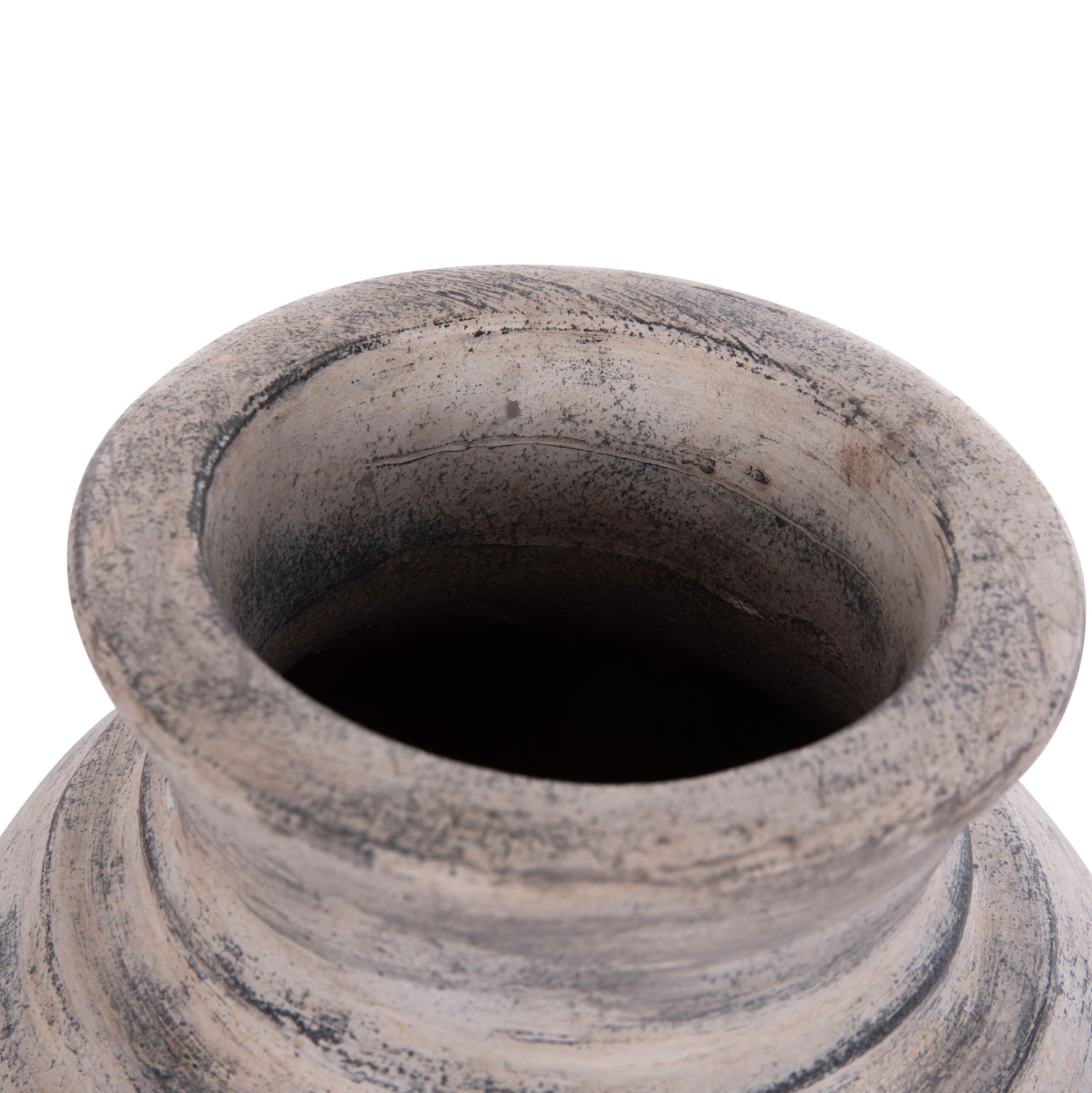 Декоративна ваза Vermo теракота в светло сиво φ21x25hcm