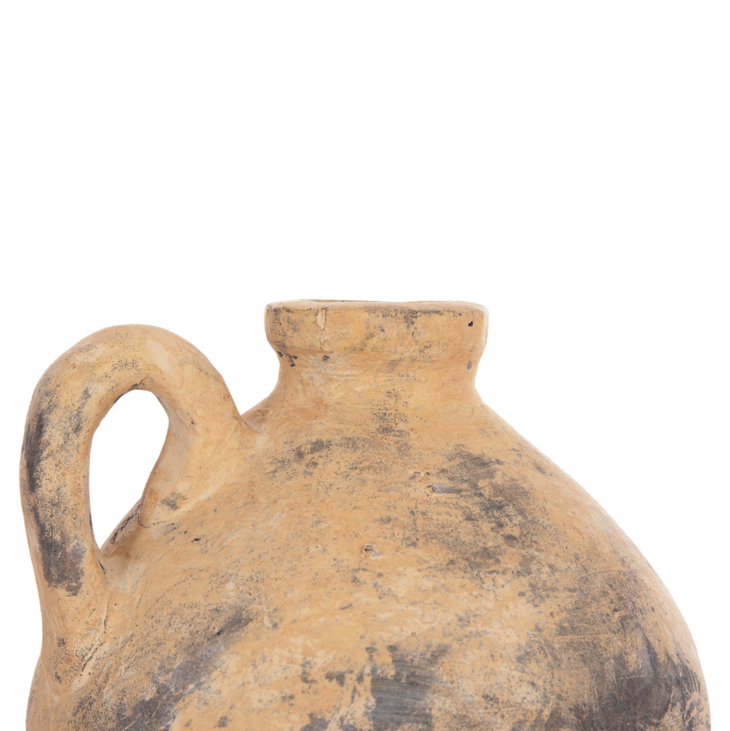 Декоративна ваза Vermo теракота в бежово φ22x17всм