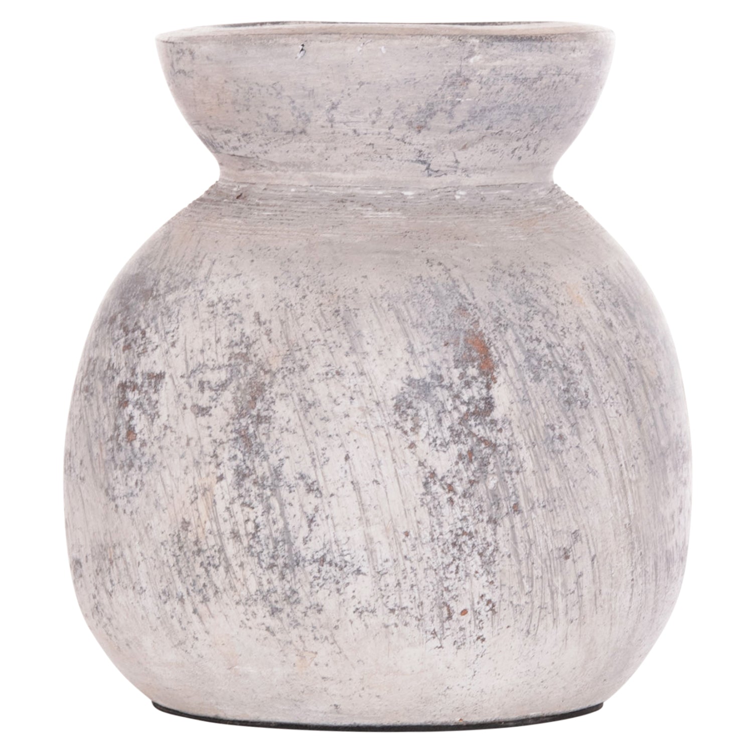 Декоративна ваза за настола vermo теракота в светло сиво φ18x19всм