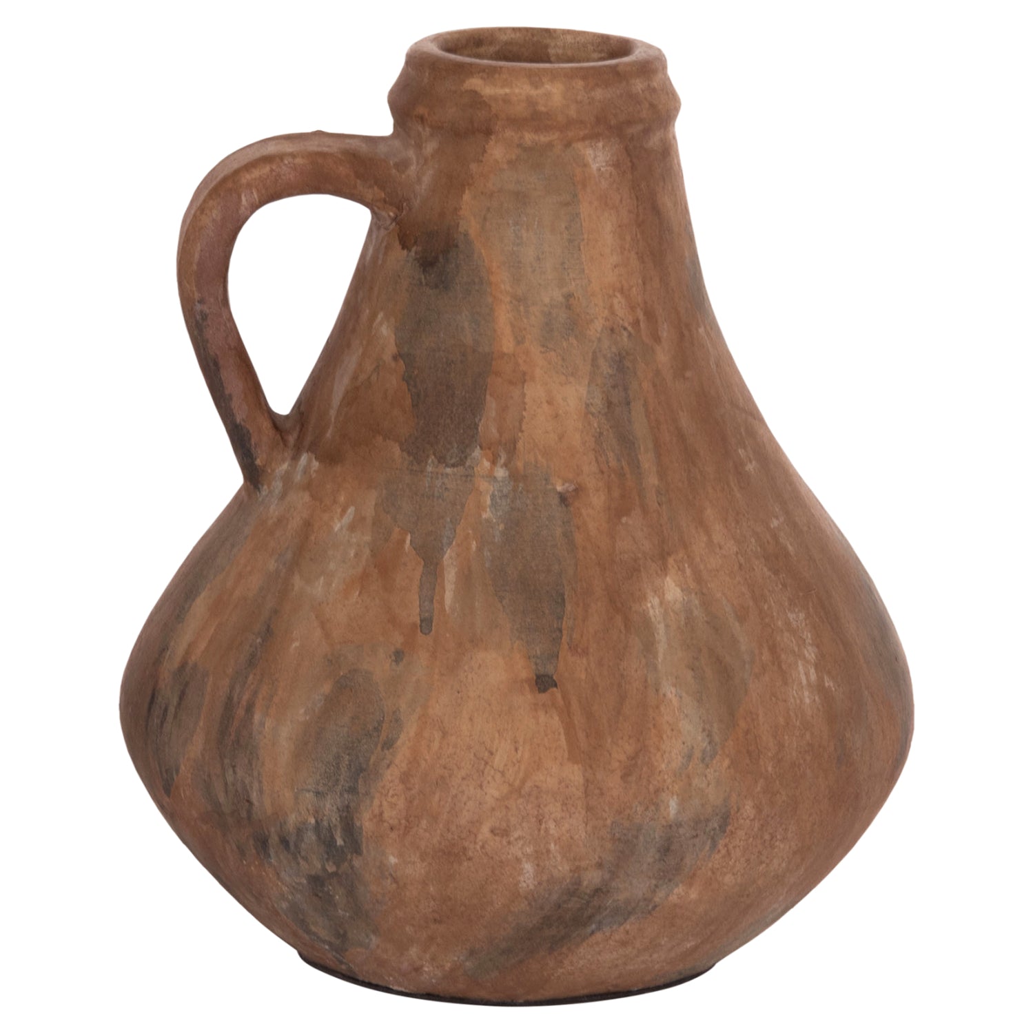 Декоративна ваза vermo теракота в старо кафяво φ25x28hcm