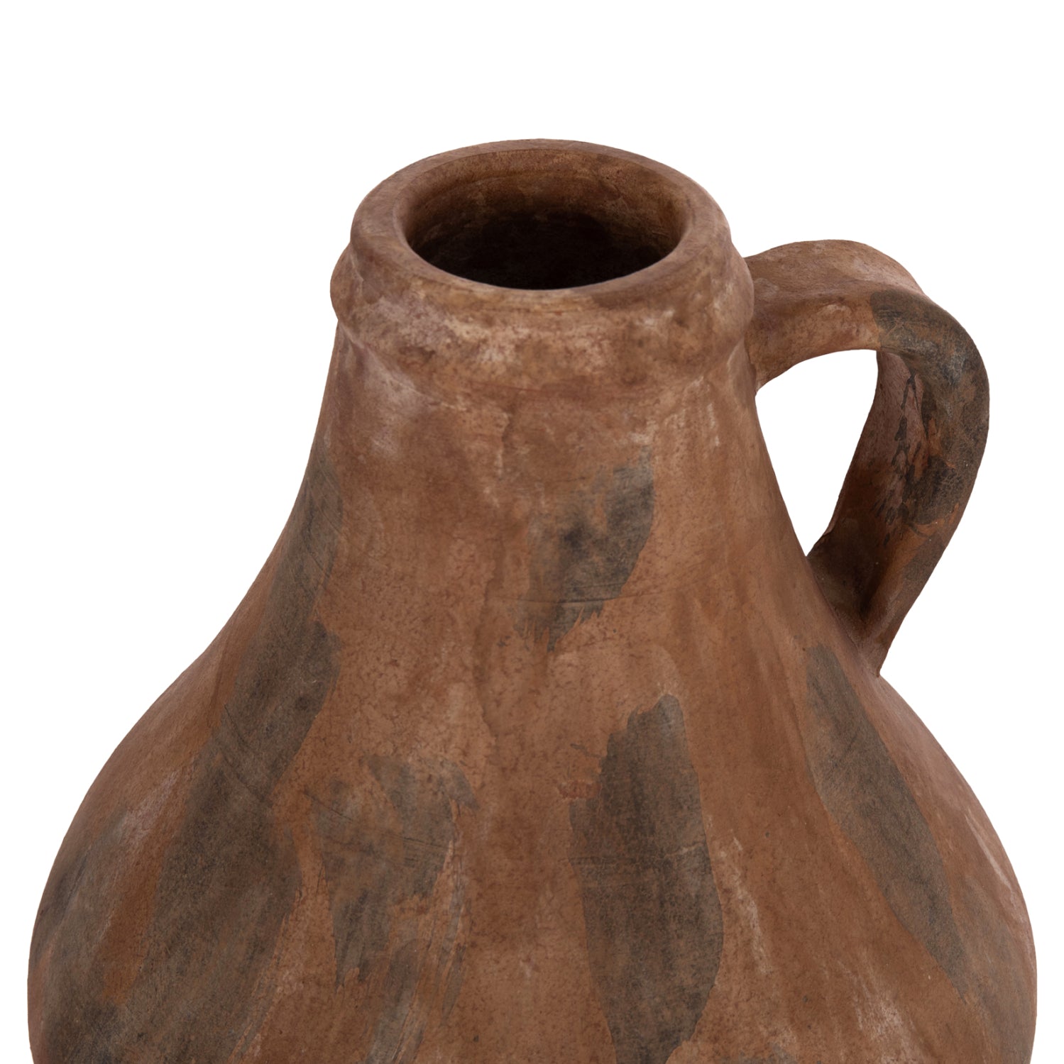 Декоративна ваза vermo теракота в старо кафяво φ25x28hcm