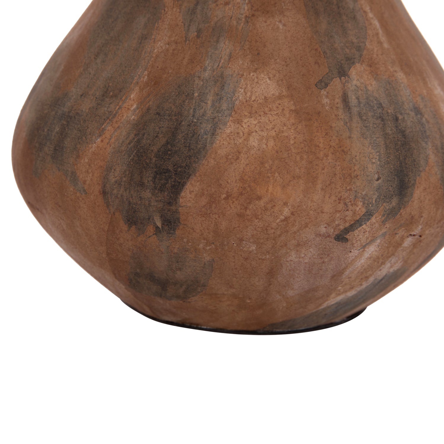 Декоративна ваза vermo теракота в старо кафяво φ25x28hcm