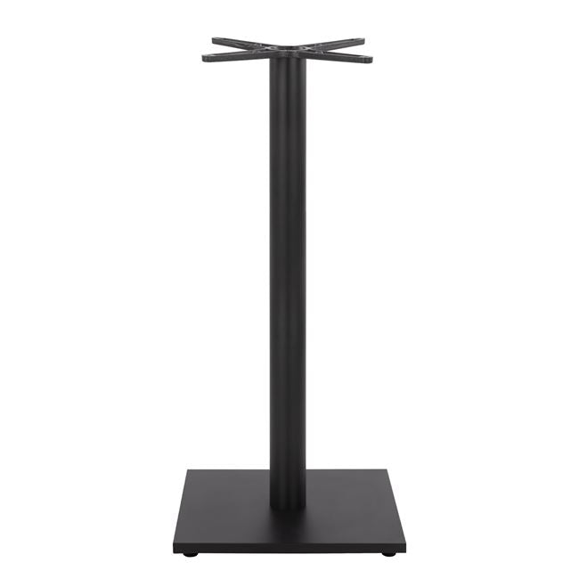 Основа за бар маса метална 439 черен цвят 45X45X108см с регулатори