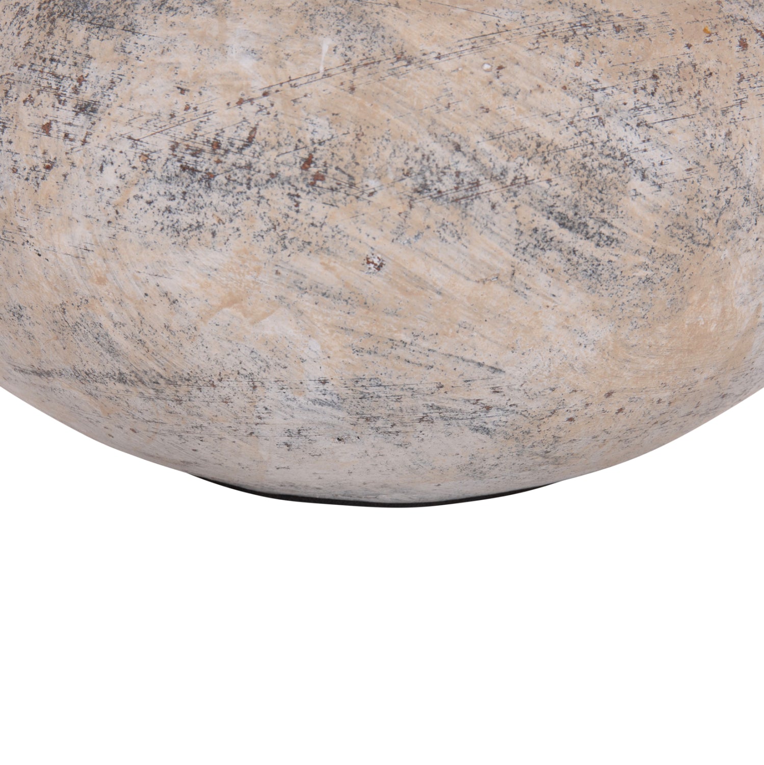 Декоративна ваза Vermo теракота в кремав цвят φ27x18всм