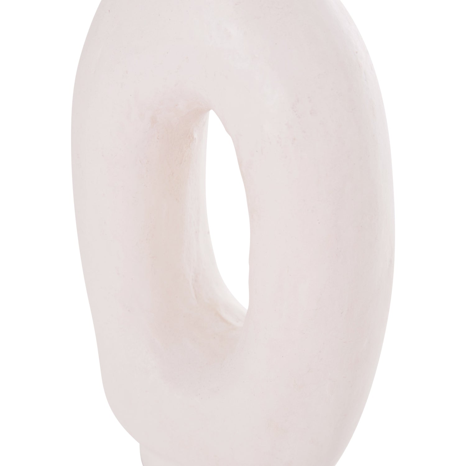 Декоративна ваза серия clayvon теракота в бяло 10x5x21см