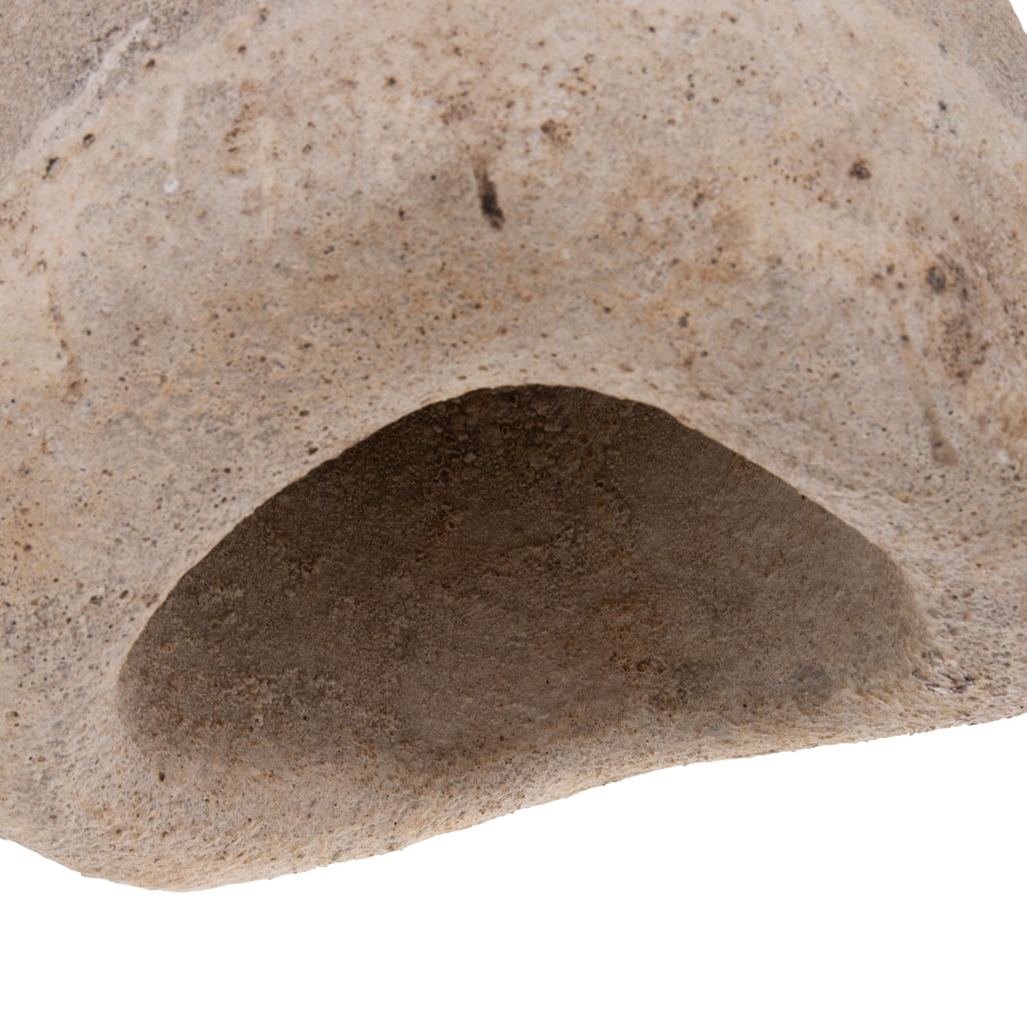 Таванен аптор с камъчен видиж, камъчен (s) тъмно бежов 35x27x40см.