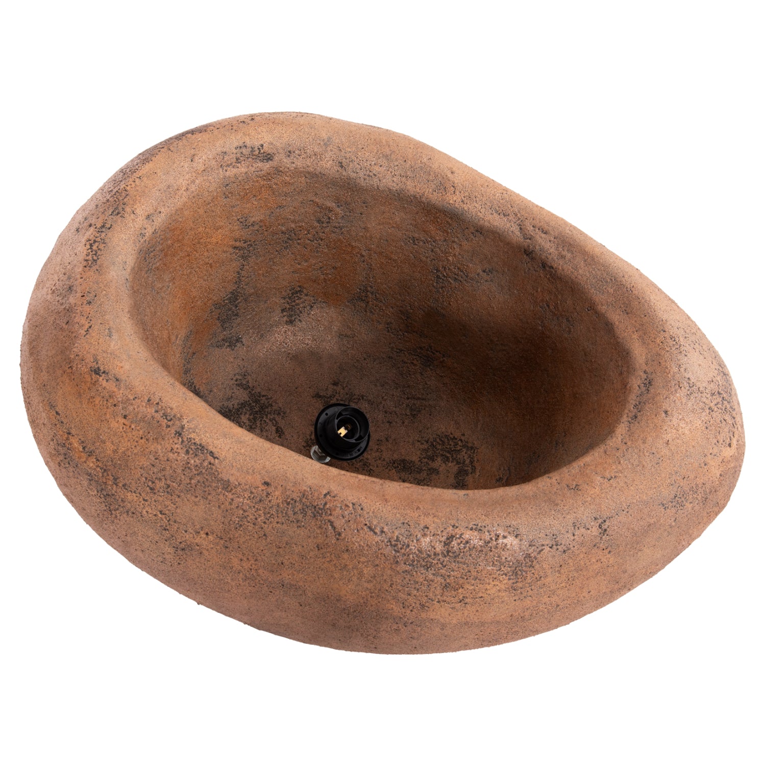 Таванен аптор с камъчен вид, камъчен (l) тъмно бежов 72x60x32см.