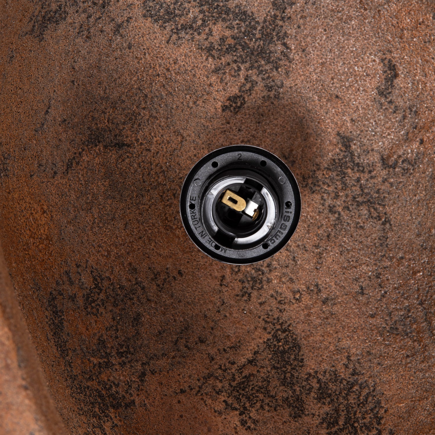 Таванен аптор с камъчен вид, камъчен (l) тъмно бежов 72x60x32см.