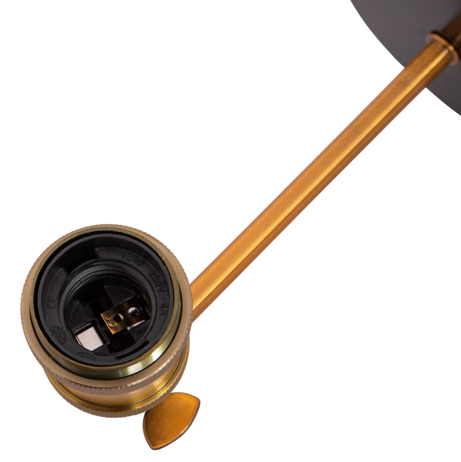 Стенен аплик 4467 черен-златист цвят  10x10x26см