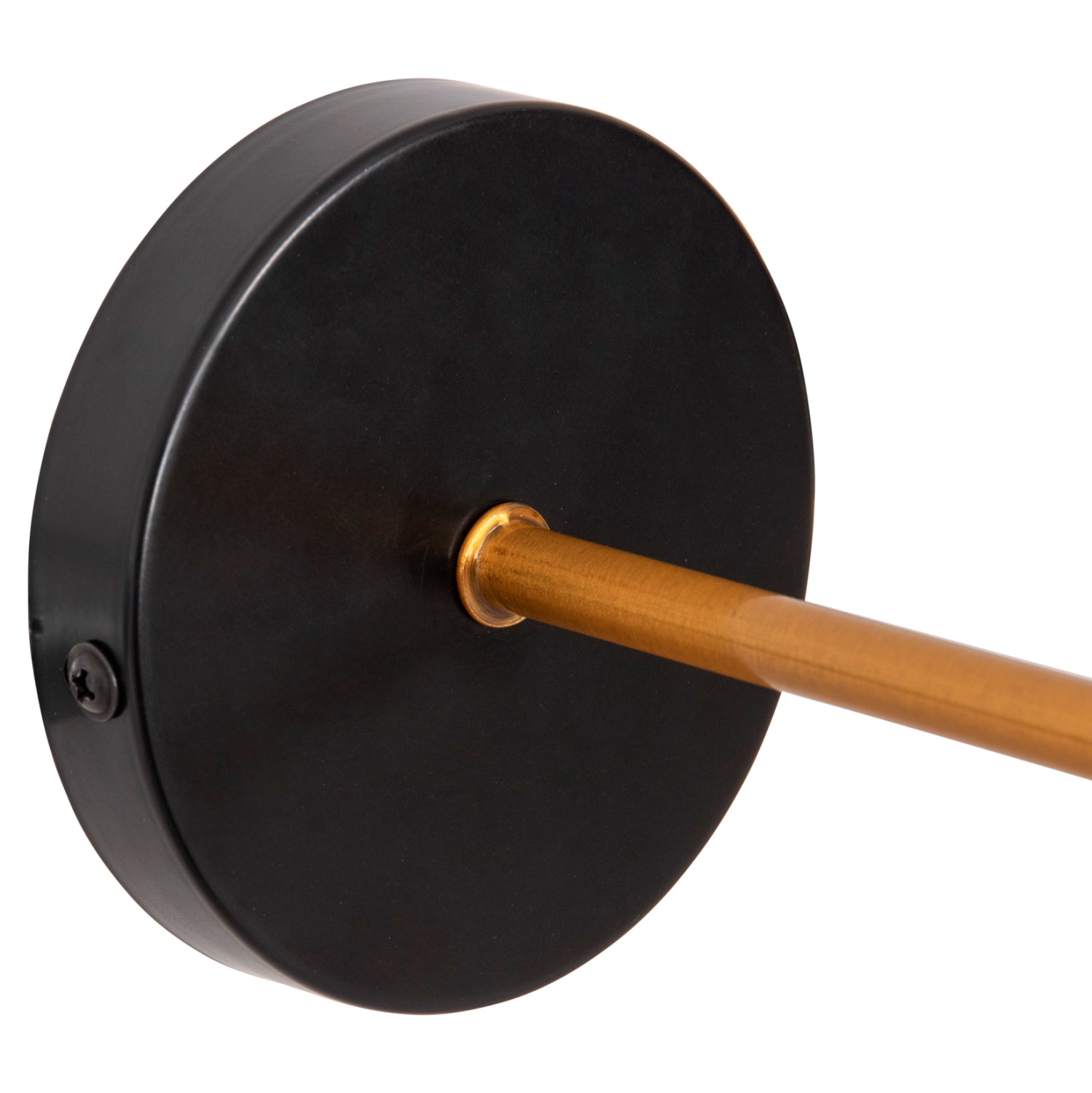 Стенен аплик 4467 черен-златист цвят  10x10x26см