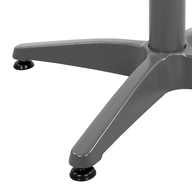 Основа за маса алуминий сив цвят 66X66X69см с кръстачка 45x45см