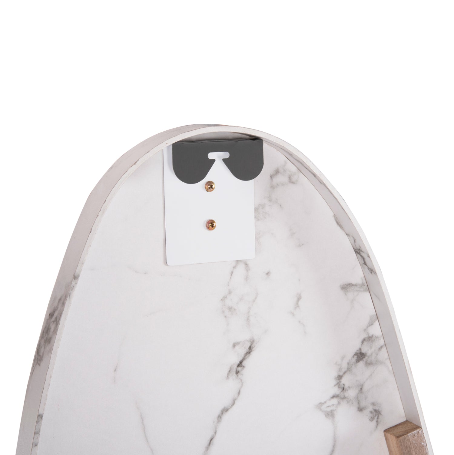 Стенно огледало CRITHER бял цвят 49х140см