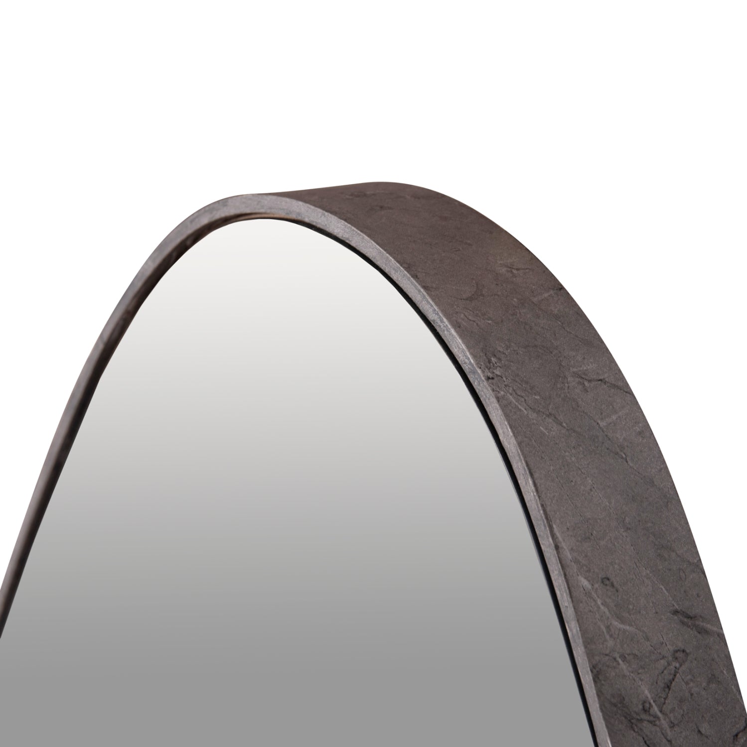 Огледало за стен с mdf рамка в цвят сив мрамор 50x80см