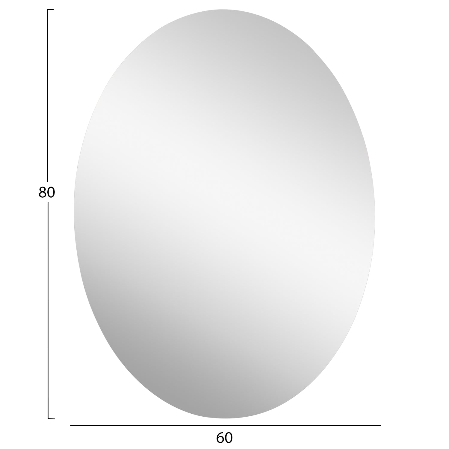 Огледало CANE 60х80см