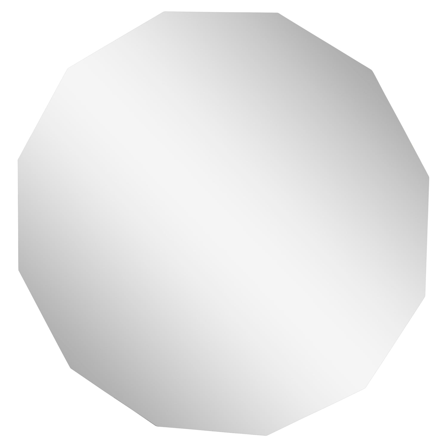 Многоъгълно стенно огледало CANE с без рамка φ79.5 см