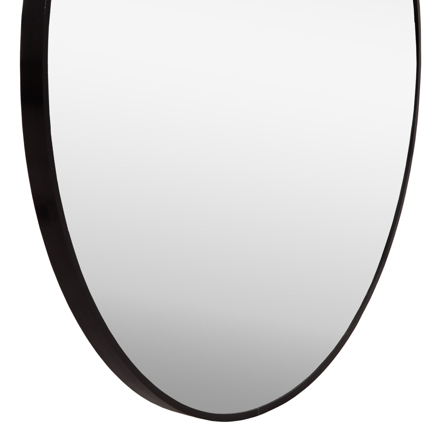 Стенно огледало ARCHER черен цвят Φ80cм