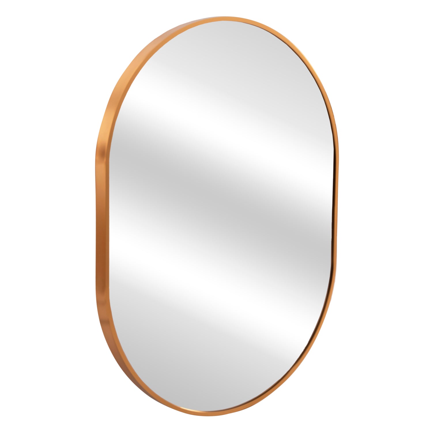 Огледало ARCHER златиста алуминиева рамка