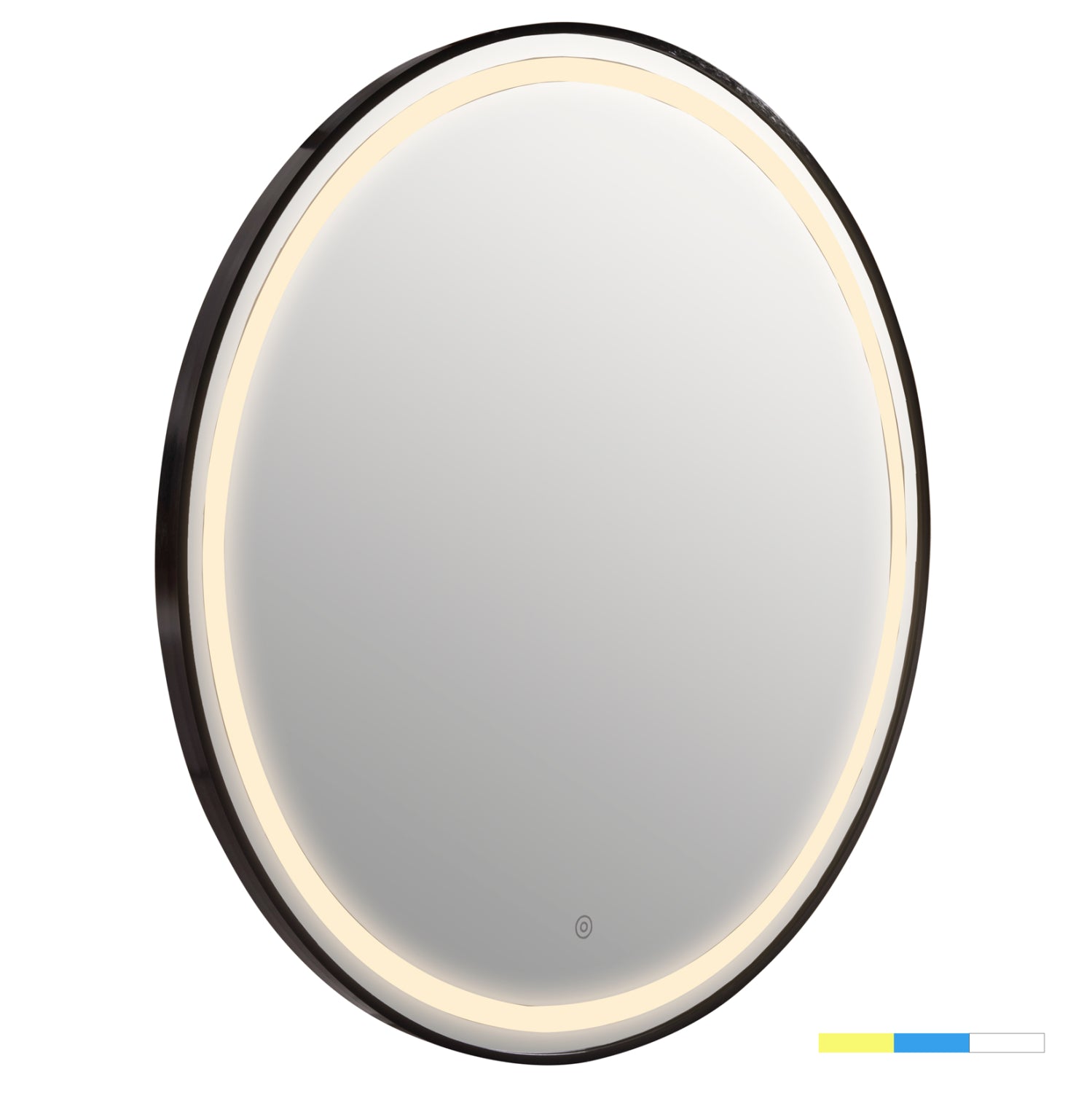 Огледало с led осветление черен цвят
