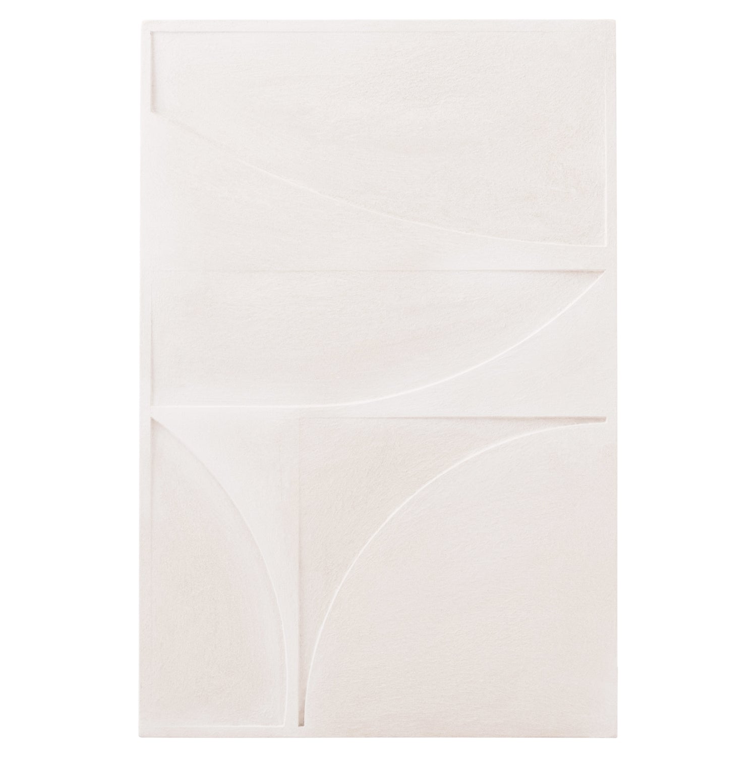 Декорация за стена Санторини бял цвят 80x4x120