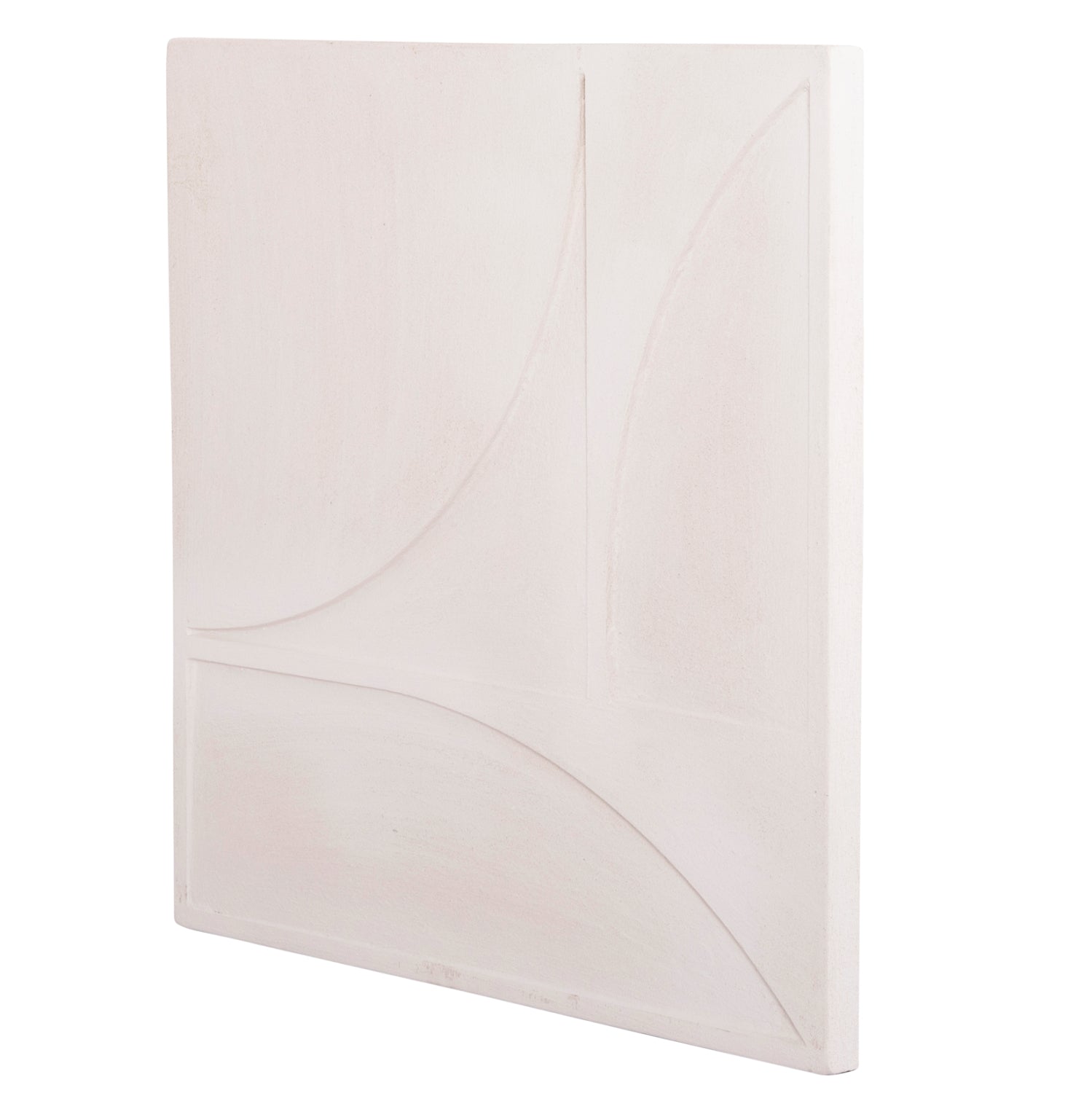 Декорация за стена Санторини бял цвят 80x4x80