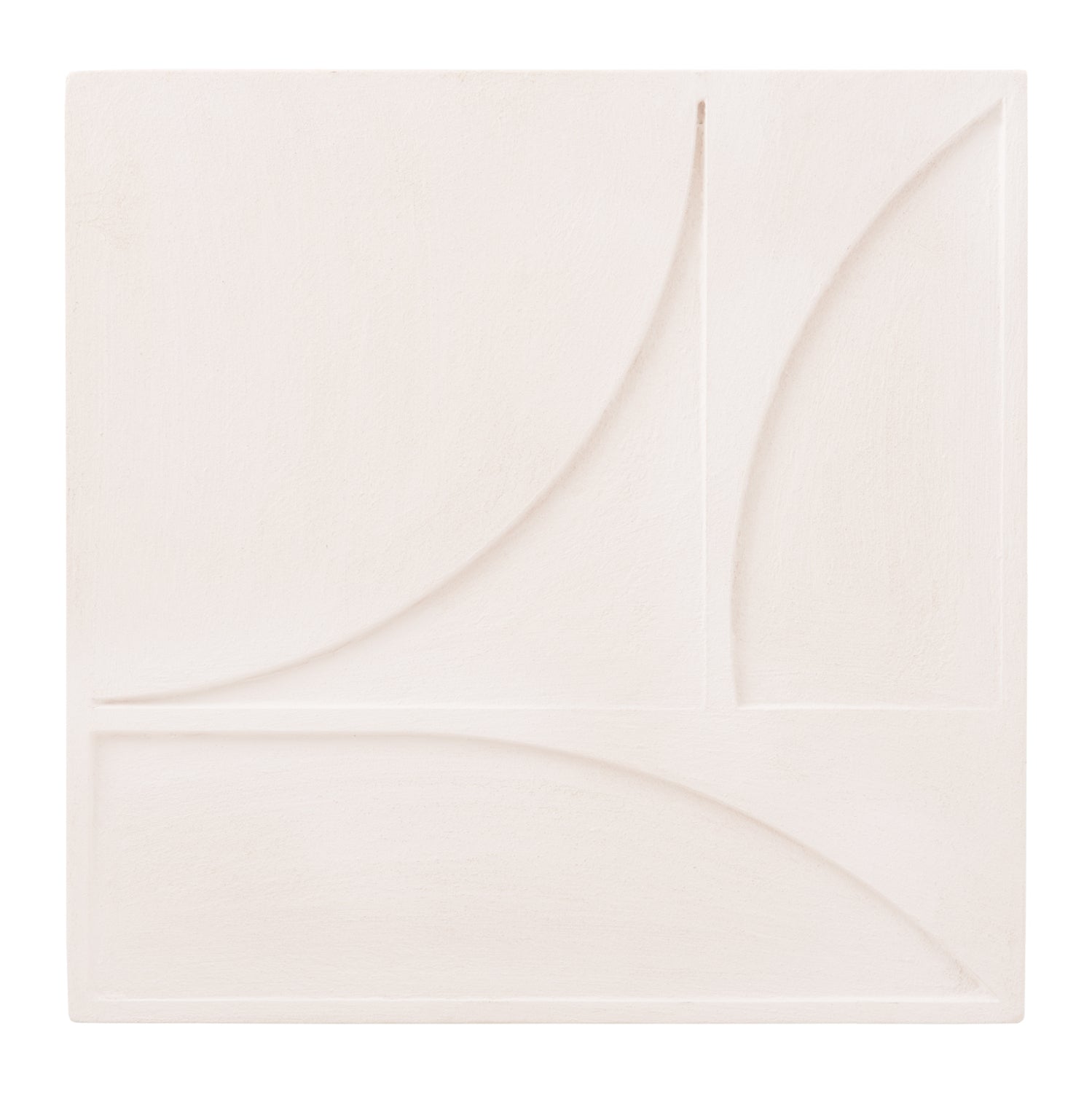 Декорация за стена Санторини бял цвят 80x4x80